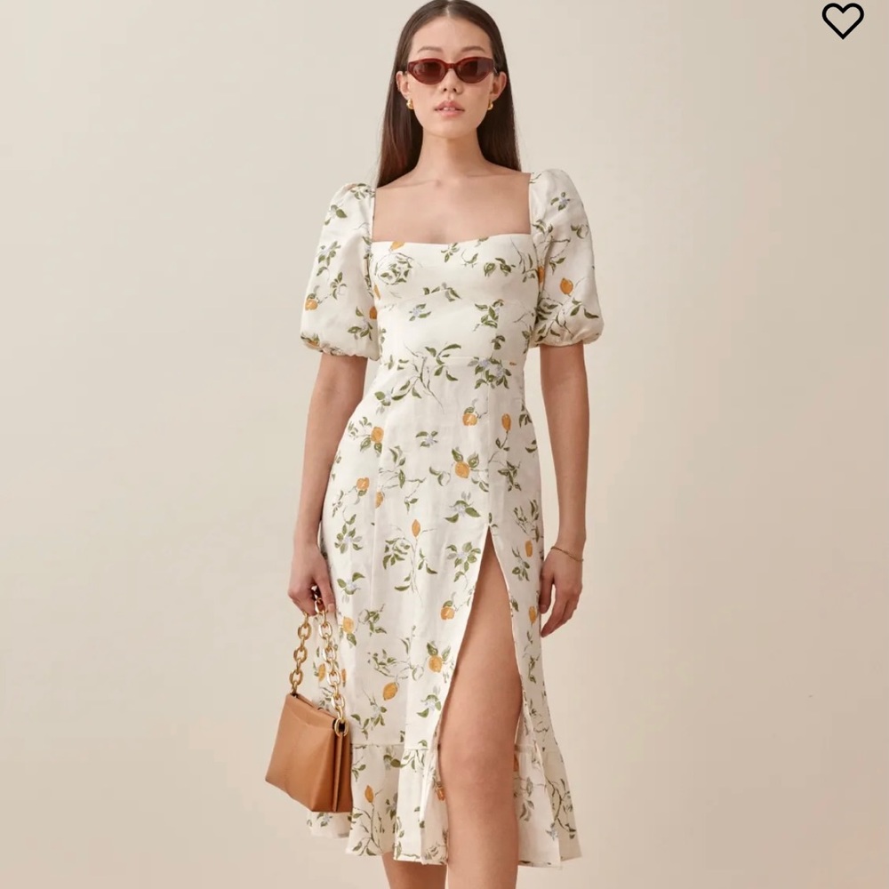 Reformation linen dress